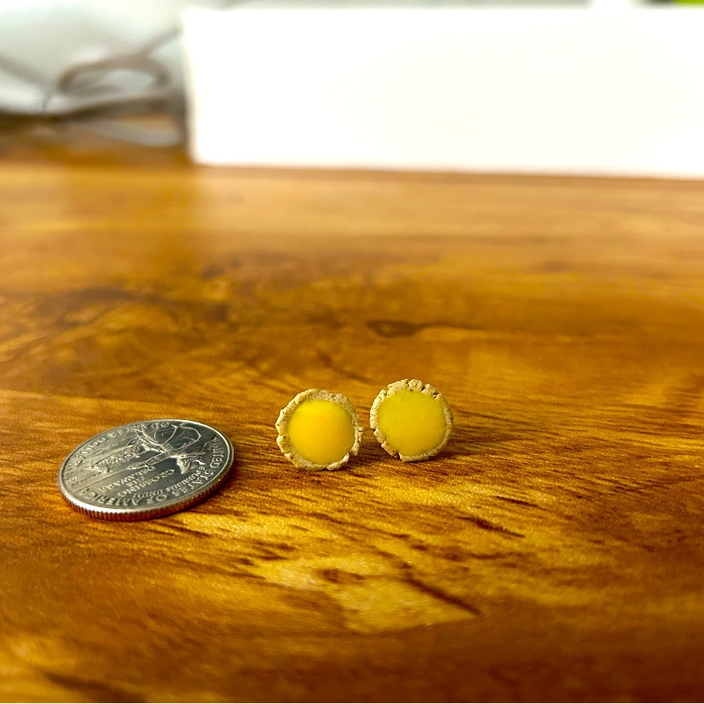 Ceramic/clay mini earrings